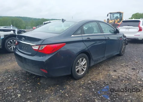 2014 Hyundai Sonata Gls из США, поврежденный, VIN 5NPEB4AC6EH881653
